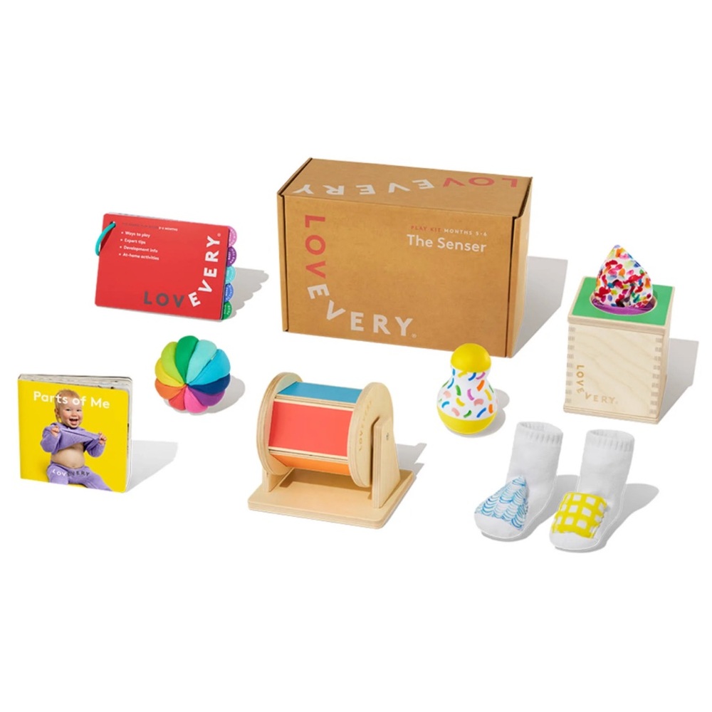 Lovevery “The Senser” Playkit Baby Toys for 5-6 month olds